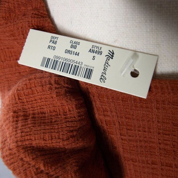 Madewell Crosshatch Ruffled Top - Picture 15 of 16